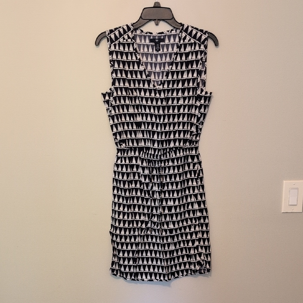 Dark Navy Gap Sailboat Sleeveless Dress XS